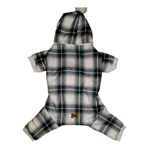 Koolaburra Large Pet Snowsuit with‎ Plaid Pattern NWOT